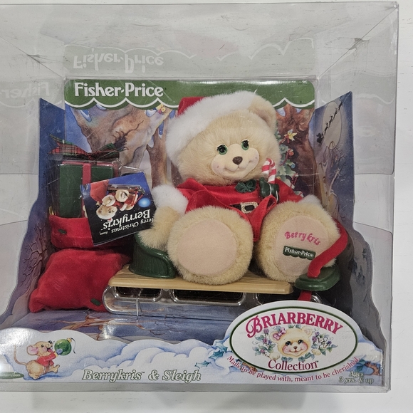 Fisher-Price Festive Teddy Bear with Red and Green Accents - Picture 4 of 9